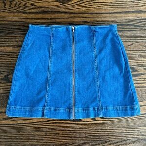BDG Blue Mini Pencil Skirt Casual